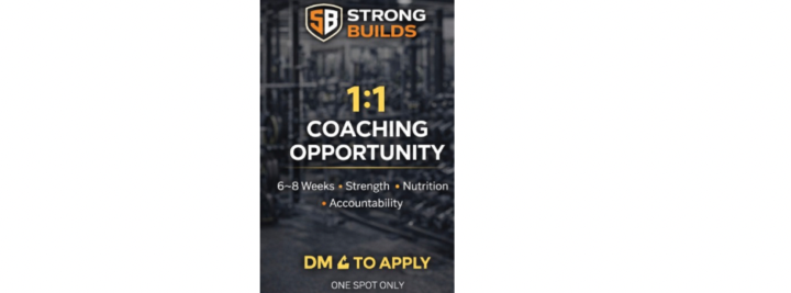 ONE WOMAN. ONE SPOT. 1:1 COACHING 💪🏾