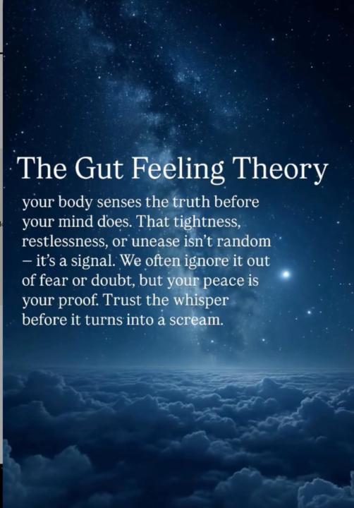 Listen to your intuitive voice yur body reacts the energy around you yu don't feel things for nothing 