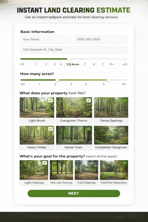 Website based estimates for market data