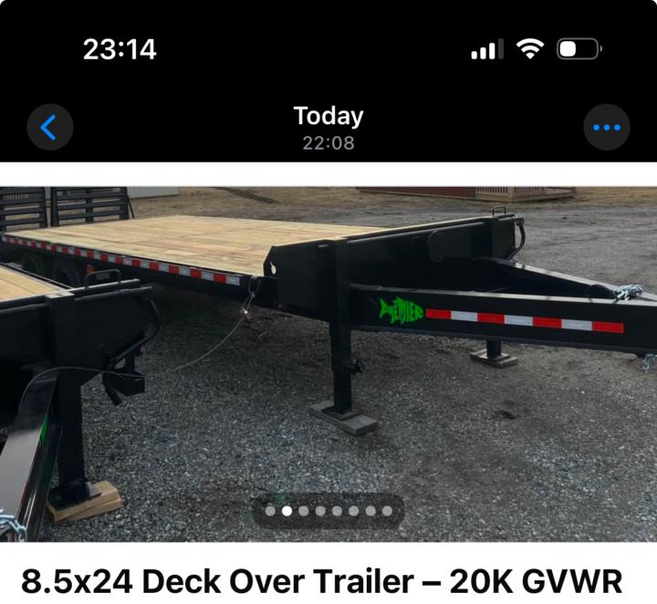 Safest trailer to unload equipment from?