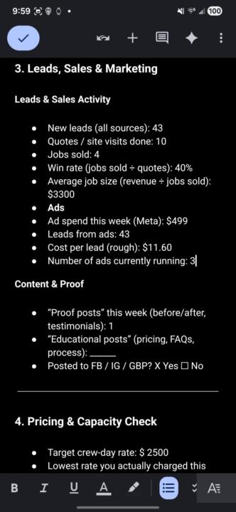 This Week: How Colby Baked More Profit Into Every Job