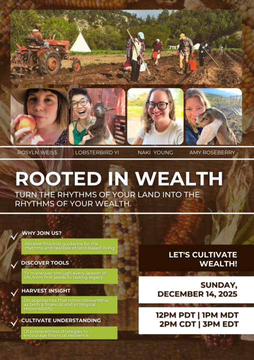 Rooted in Wealth ~ Gathering Our Resources!