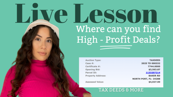 LIVE: How to Find High Profit Properties Event Tomorrow!