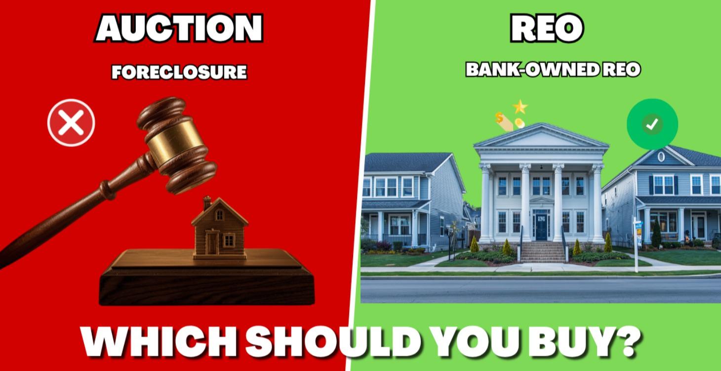 County auctions vs REO Bank owned properties