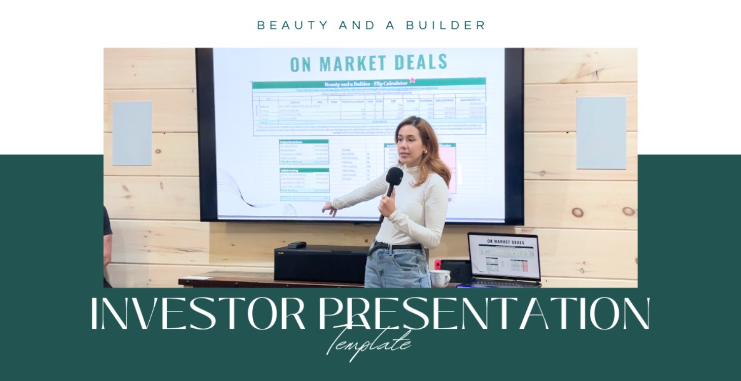 Investor Presentation Template