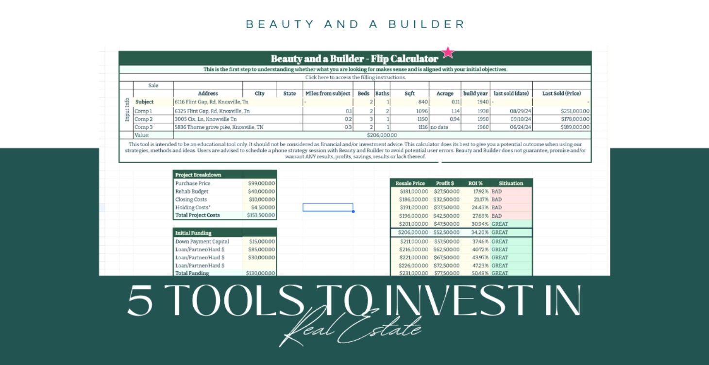 5 Tools to Start Real Estate Investing