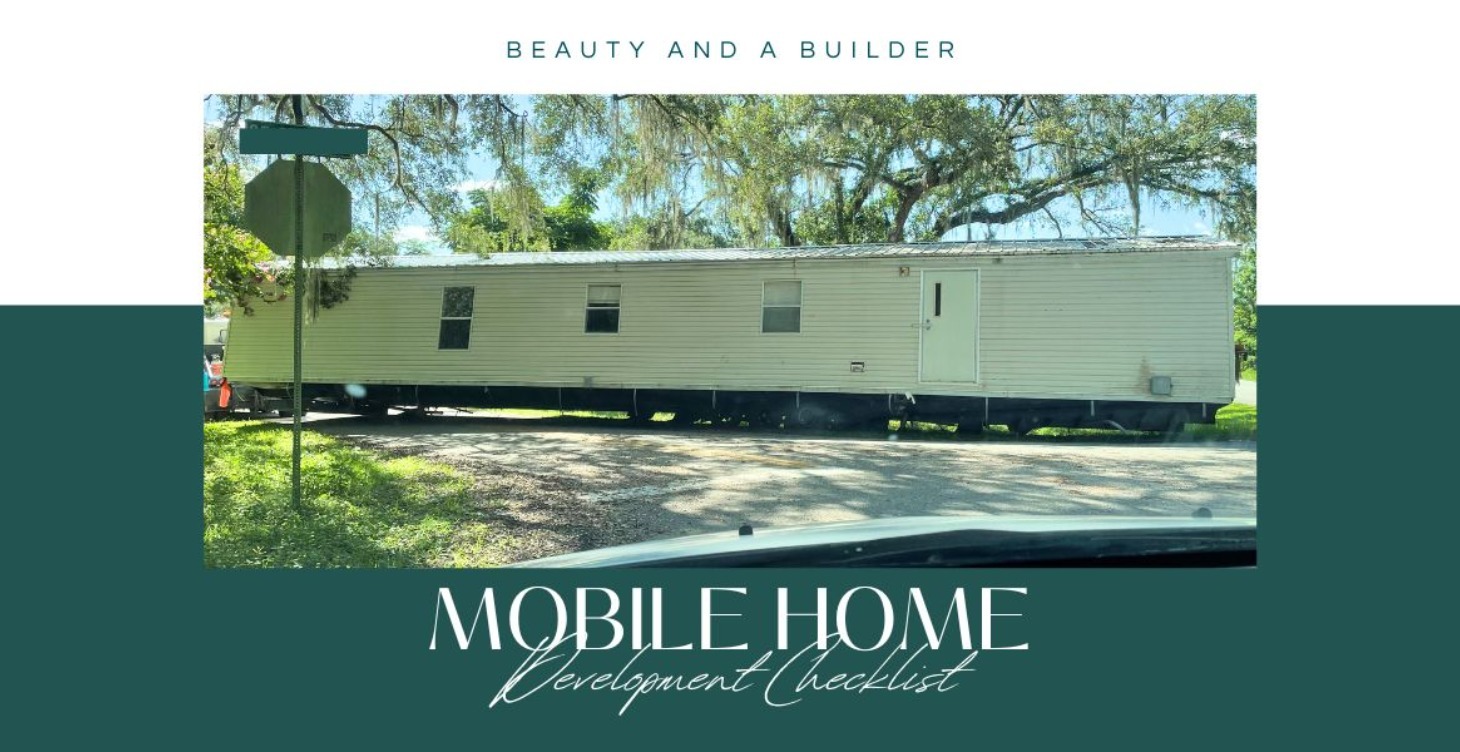Mobile Home Development Checklist