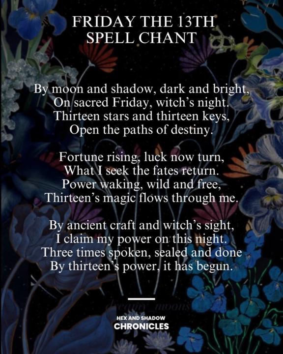 Friday 13 March 2026