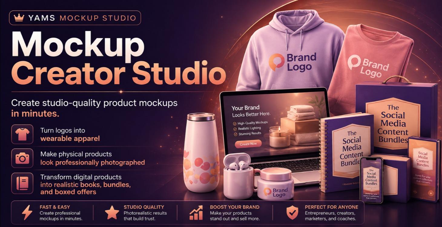 Product Mockup Creator Studio