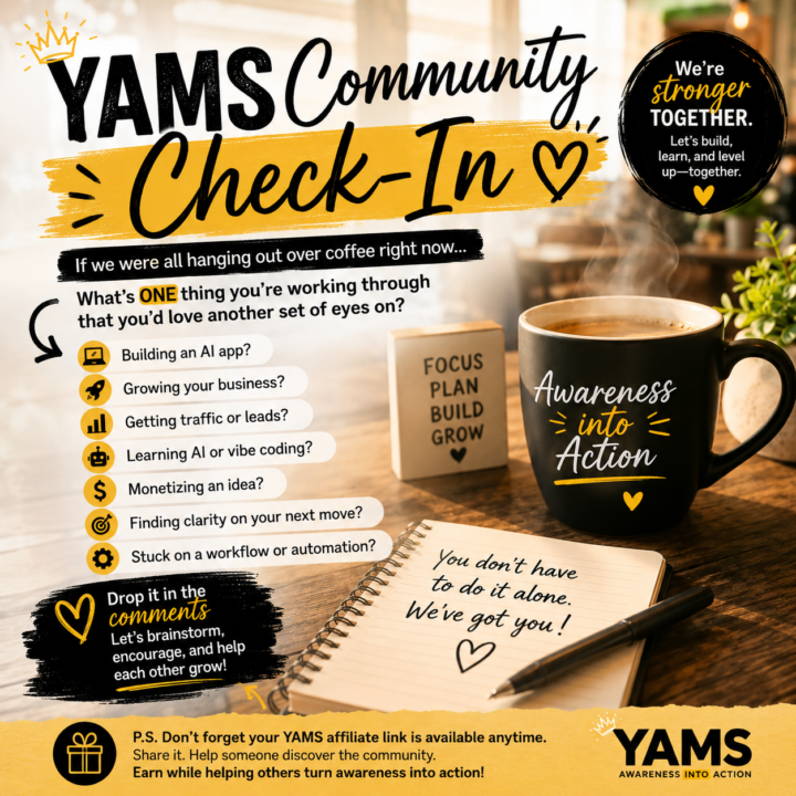 💛 YAMS Community Check-In