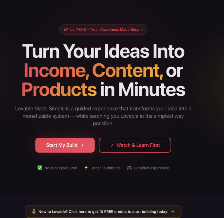 🏆 Win: I made something to help you get started with Lovable