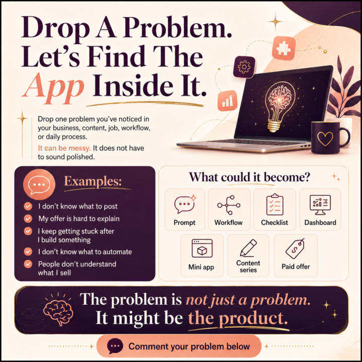 👀 Drop A Problem. Let’s Find The App Inside It.