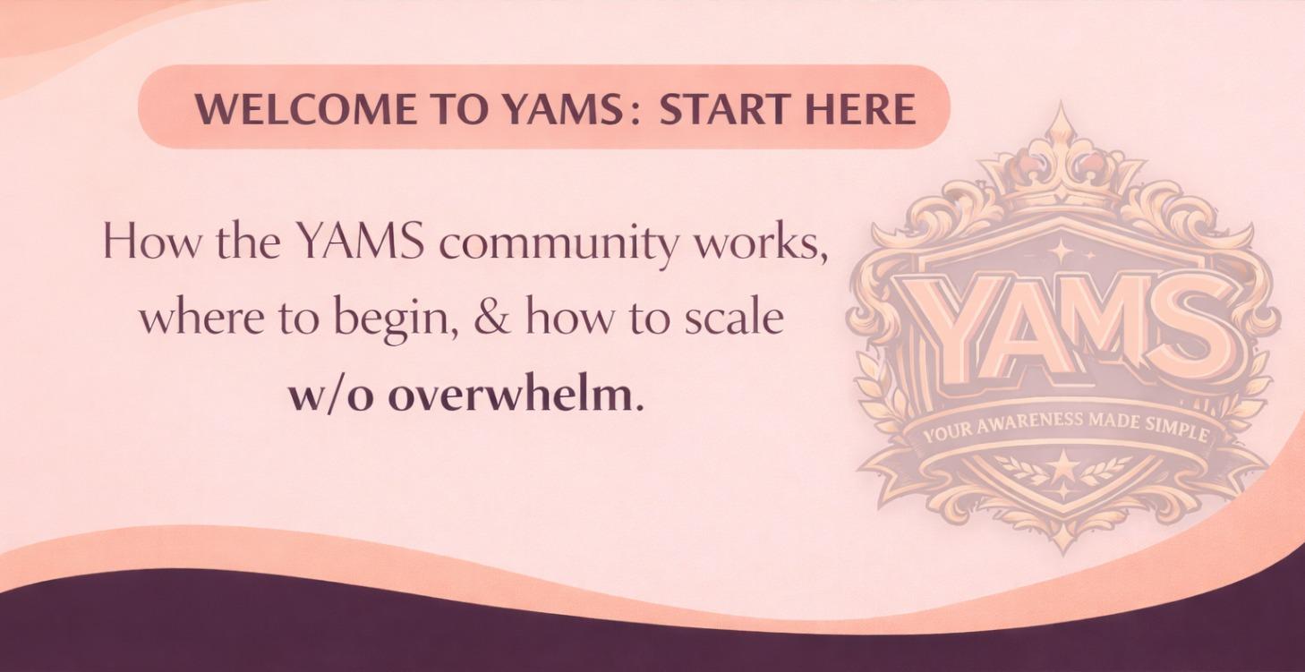 WELCOME TO YAMS: START HERE