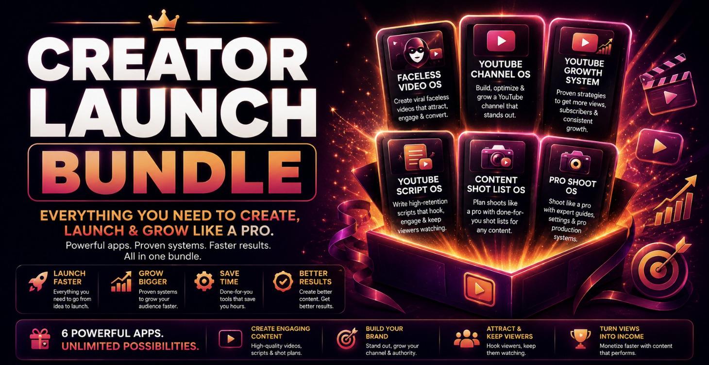 👩🏽‍💻 Creator Launch Bundle