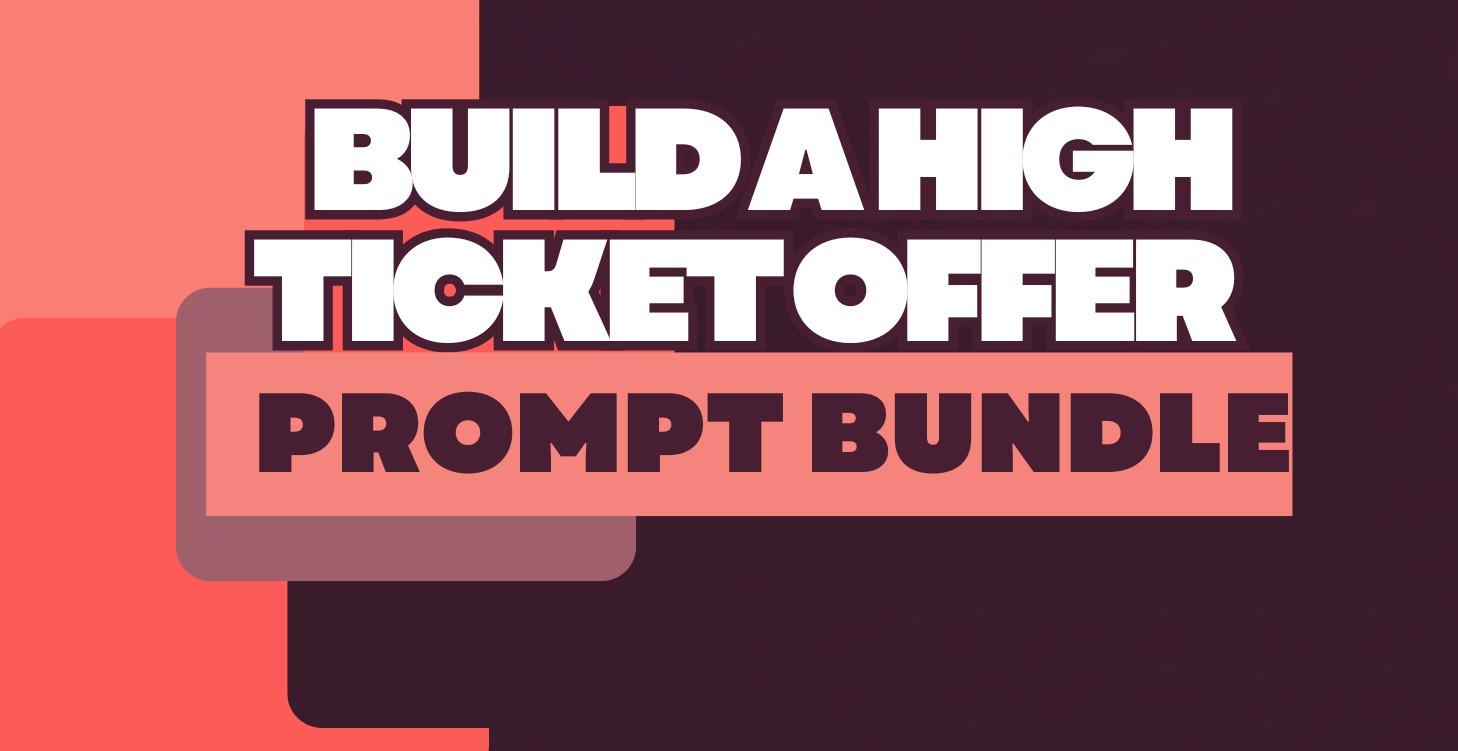 Money Making Offer Prompt Pack