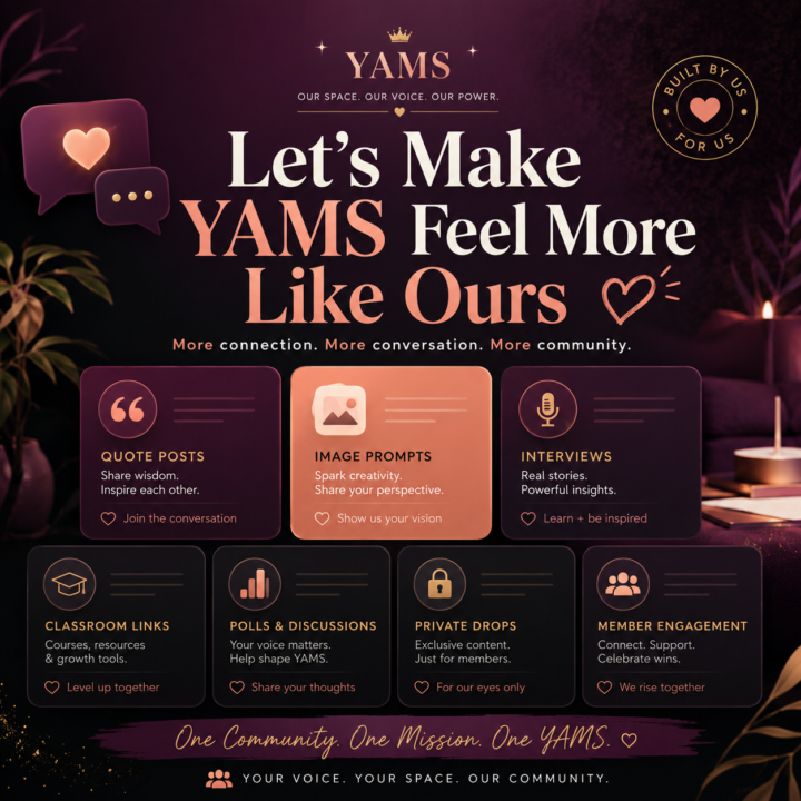 ✨ Let’s Make YAMS Feel More Like Ours