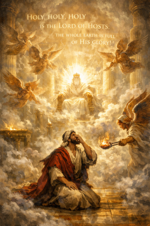 Ai generated image of Isaiah 6