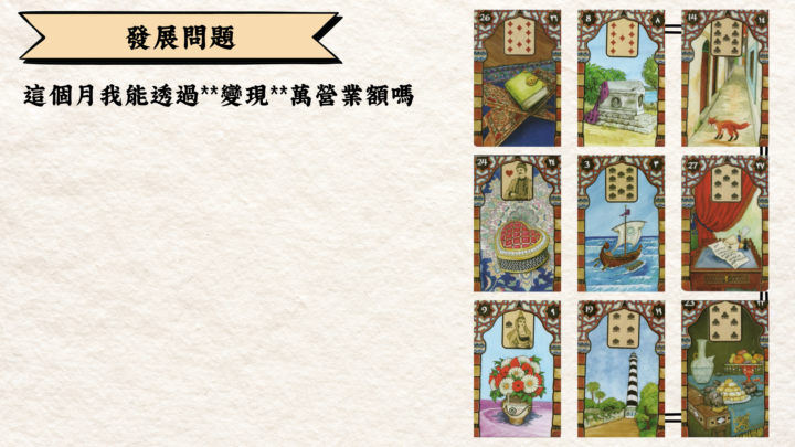 LEL 1期中階作業013｜九宮格牌陣(事業)