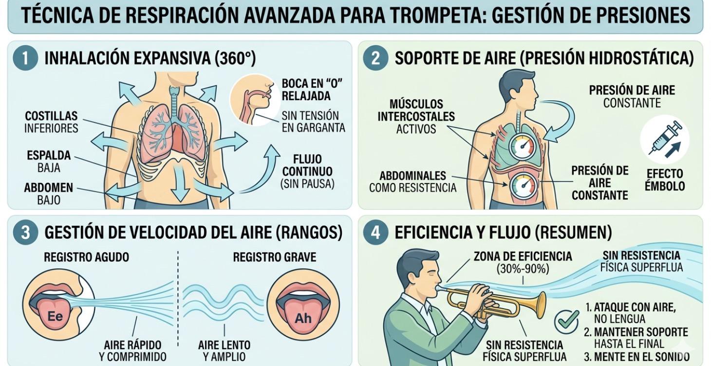 Curso de trompeta: respiración