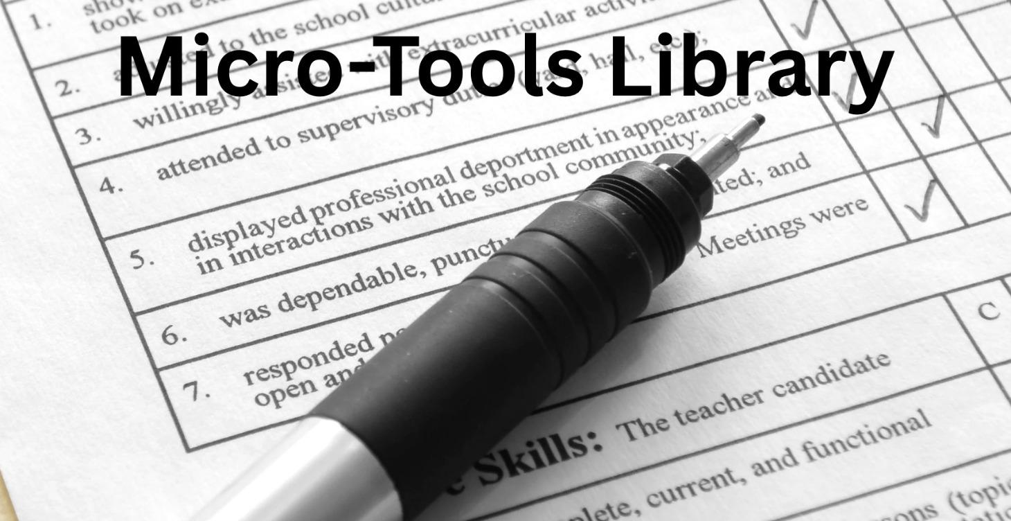 Clinician's Micro-Tools Library