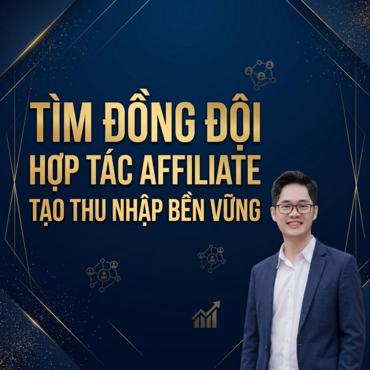TÌM ĐỒNG ĐỘI đồng hành làm AFFILIATE cùng Trung Dũng