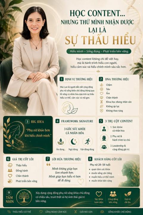 HỌC CONTENT… NHƯNG THỨ MÌNH NHẬN ĐƯỢC LẠI LÀ SỰ THẤU HIỂU