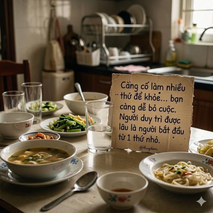 Càng cố làm nhiều khứ để khoẻ bạn dễ bị bỏ cuộc