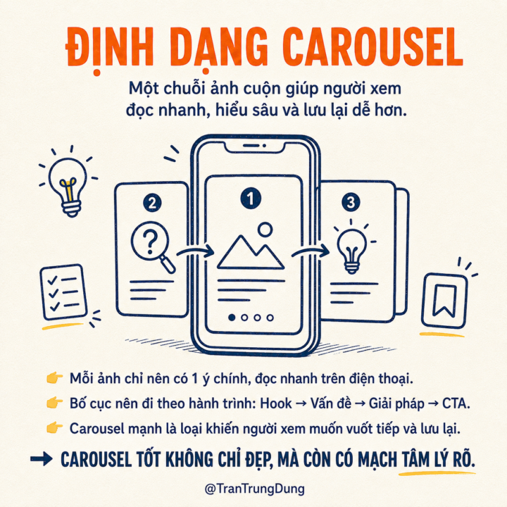 BUỔI 16: ĐỊNH DẠNG VIRAL CAROUSEL (ẢNH CUỘN)