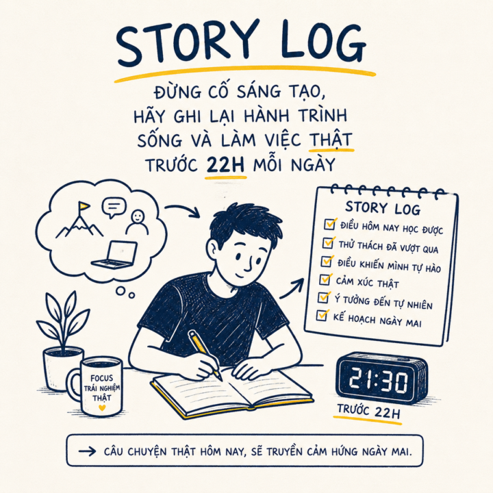 BUỔI 17: ĐỊNH DẠNG STORY LOG