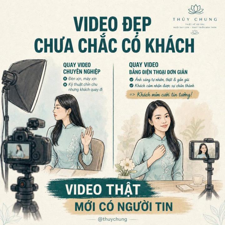 Không phải video hay mới có người mua…mà là video thật mới khiến người ta tin.