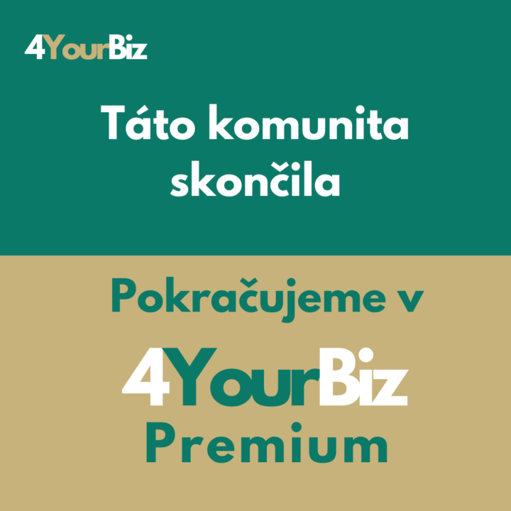 🚨 Oficiálne: Bezplatná komunita 4YourBiz končí