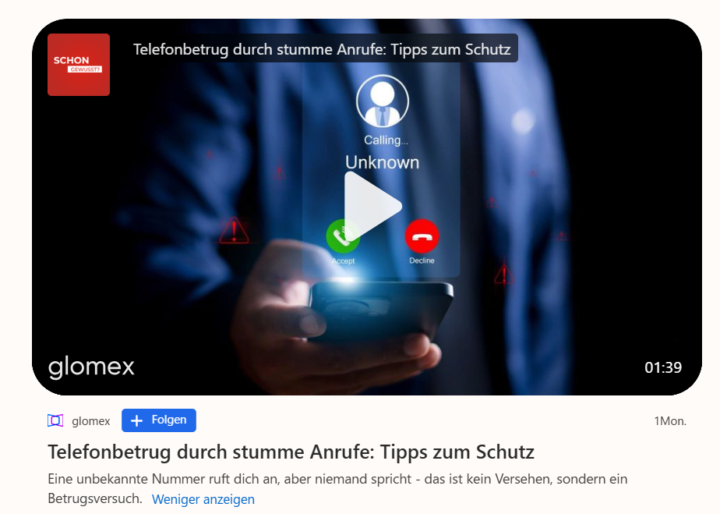 Stumme Anrufe und KI