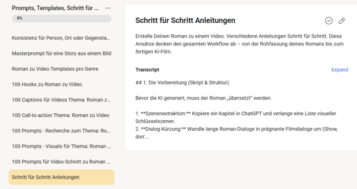 Für Euren Roman