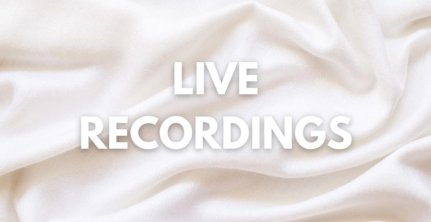 Live Workshop Recordings