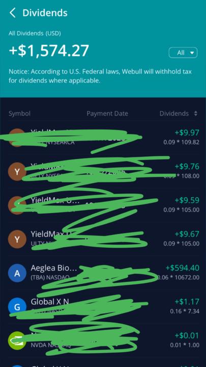 Started my dividend journey (1 Month Results)