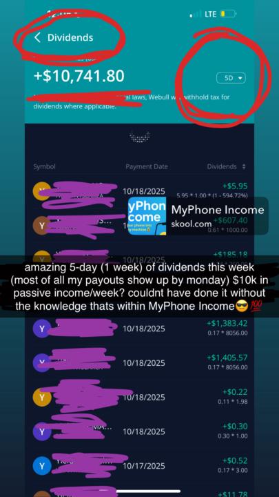 Crazy Weekly Dividends!💰