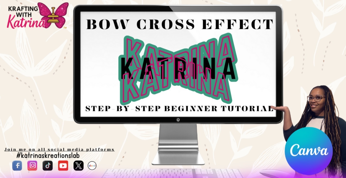 Bow Cross Effect in Canva: Step-by-Step Tutorial