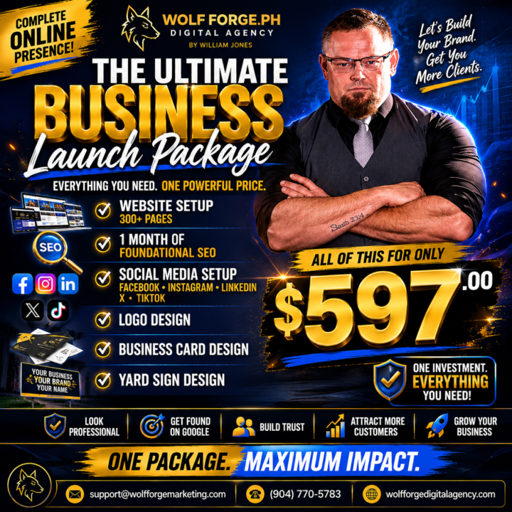 🚀 The Business Launch & Domination Package
