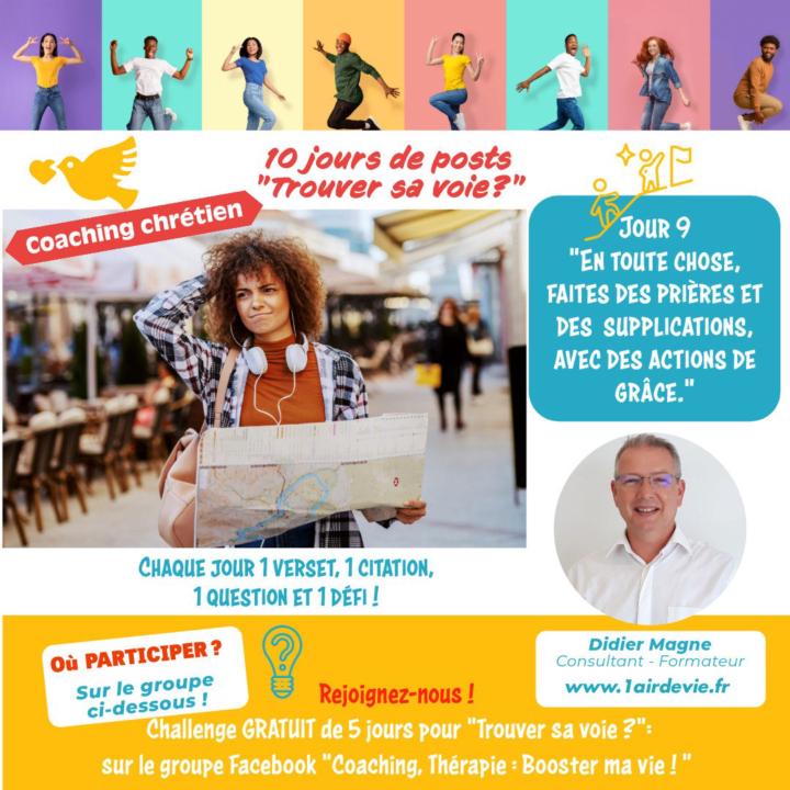 Challenge GRATUIT de  5 jours: "Trouver sa voie !"