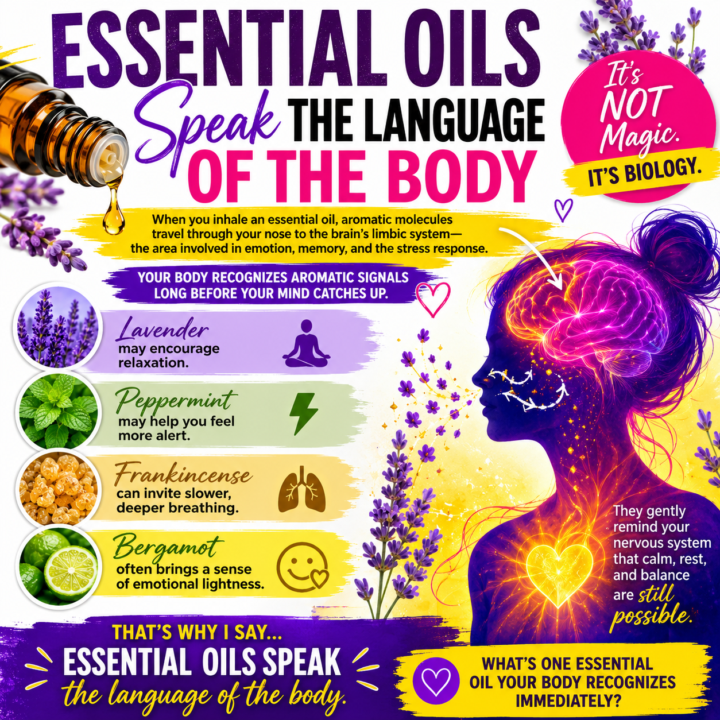 Essential Oils speak the body’s language 