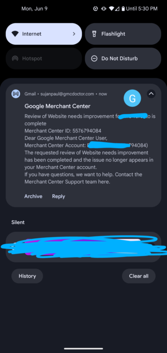 Google merchant center misrepresentation 