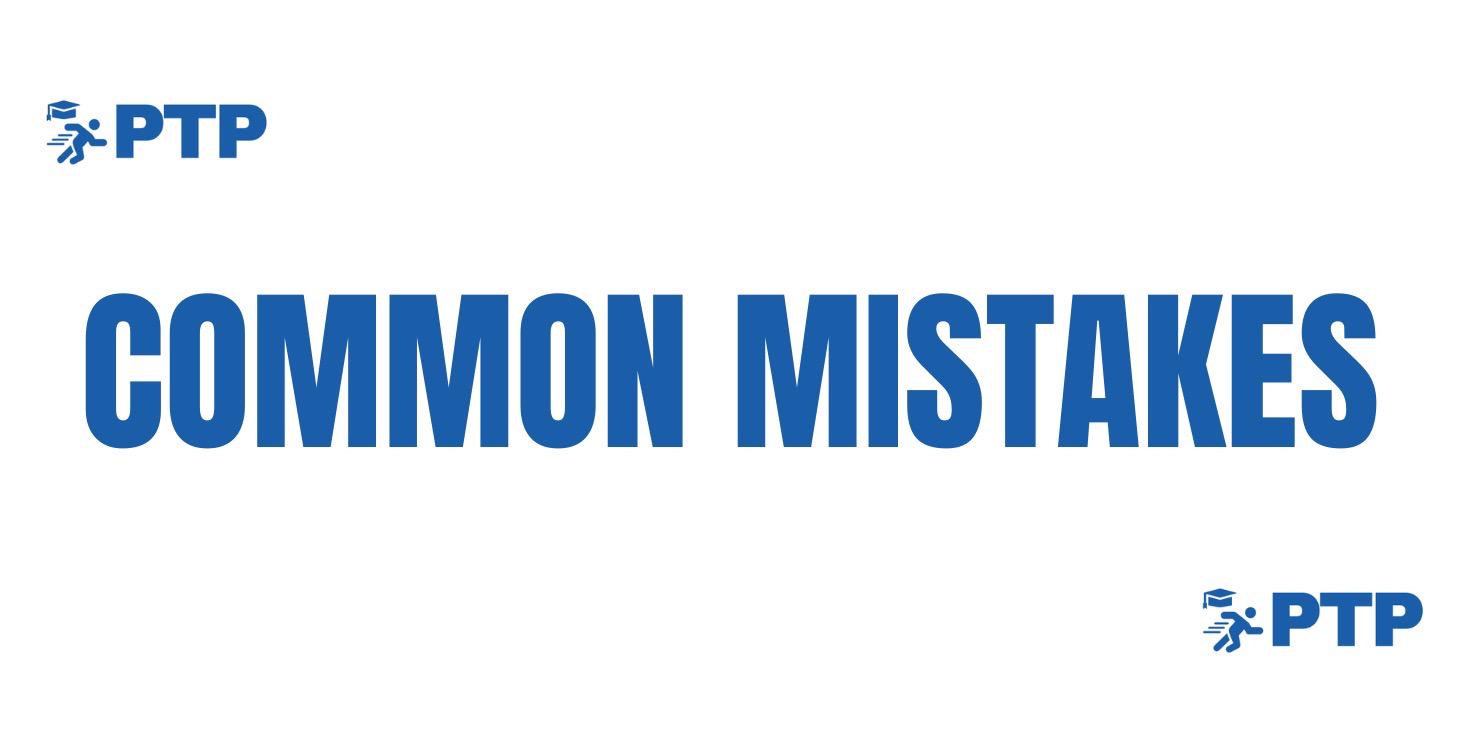 Common Mistakes