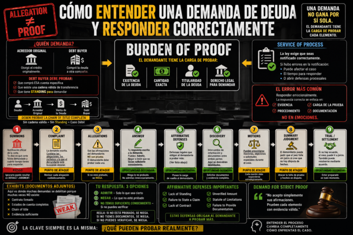 Cómo ENTENDER el proceso de una demanda