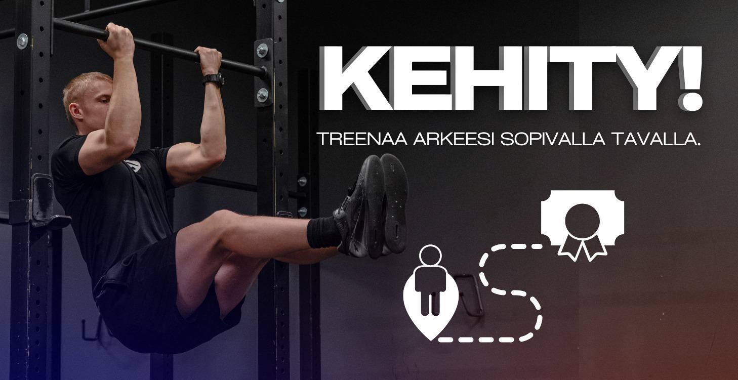 Treenaa arkeesi sopivalla tavalla.