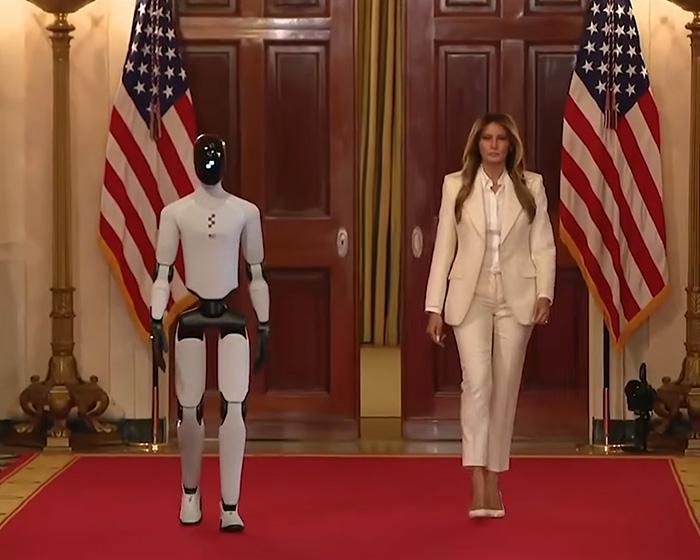 What did you think of Melania's robot yesterday?