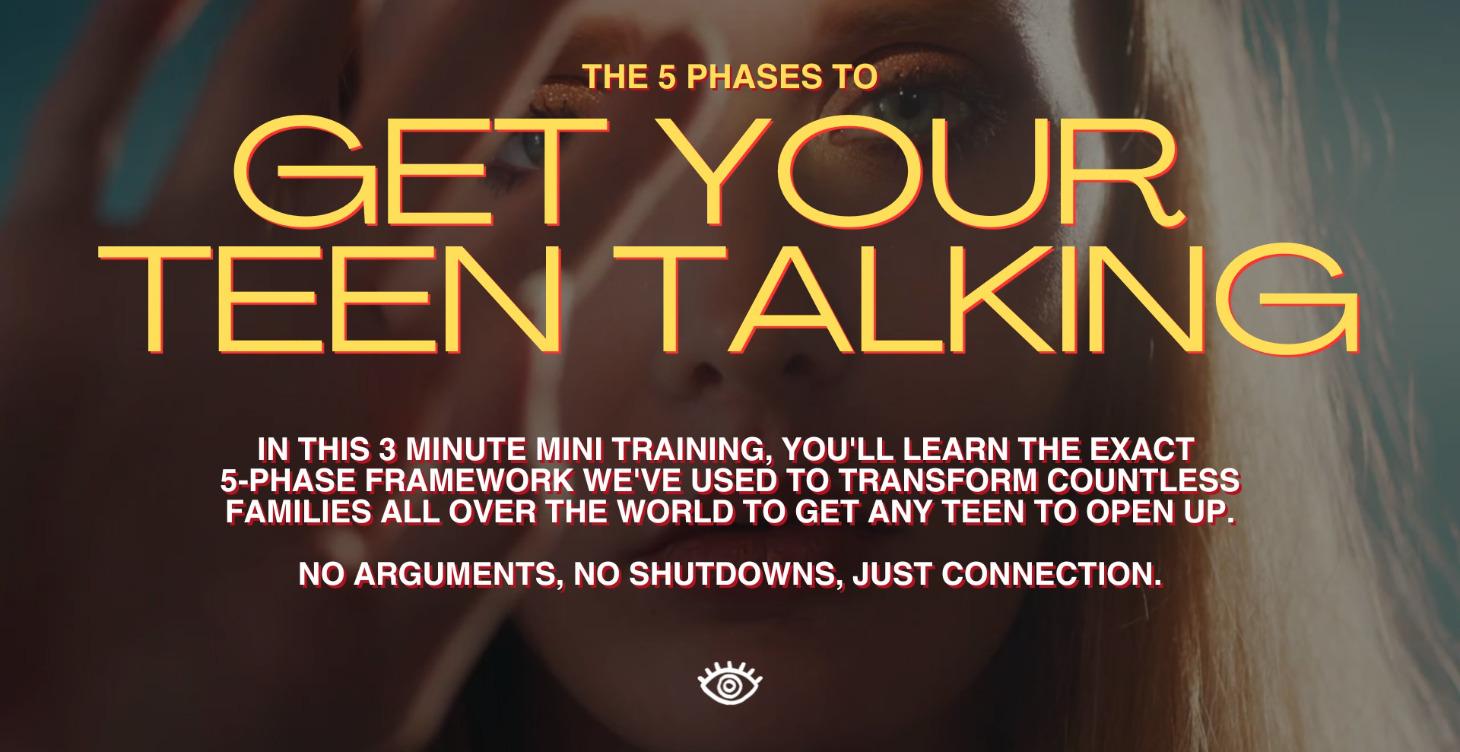 5 Phases To Get Your Teen Talking