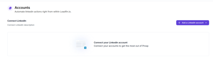 Fehler beim Verbinden des LinkedIn Profils