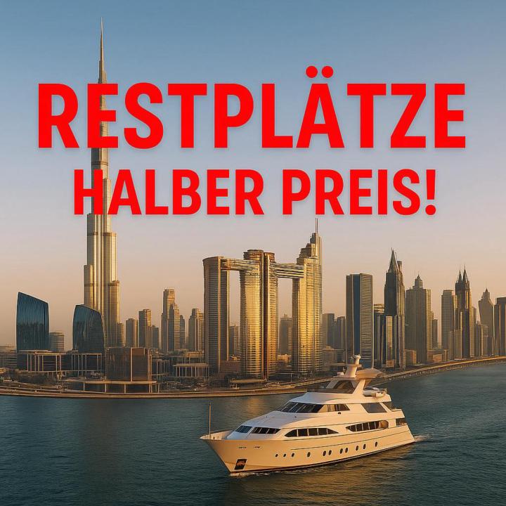 Dubai Tickets sichern zum halben Preis......