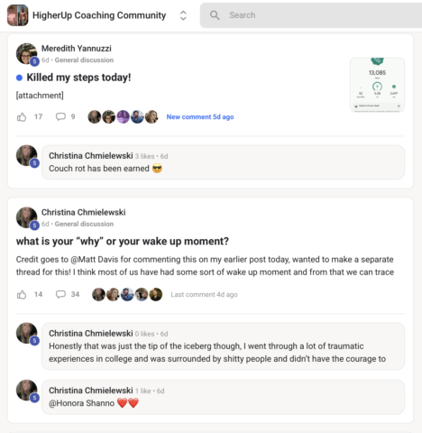 HigherUp Coaching Community gallery image