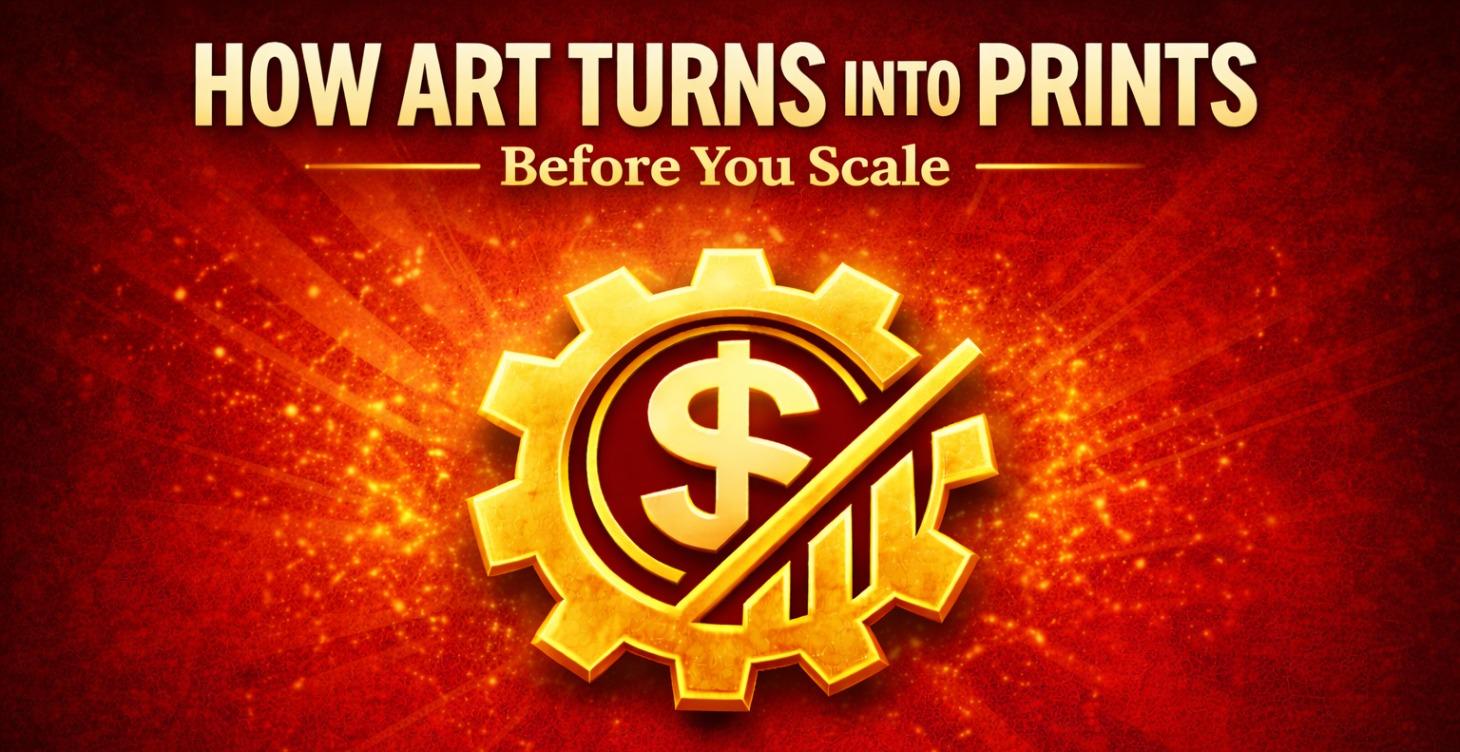 How Art Turns Into Prints